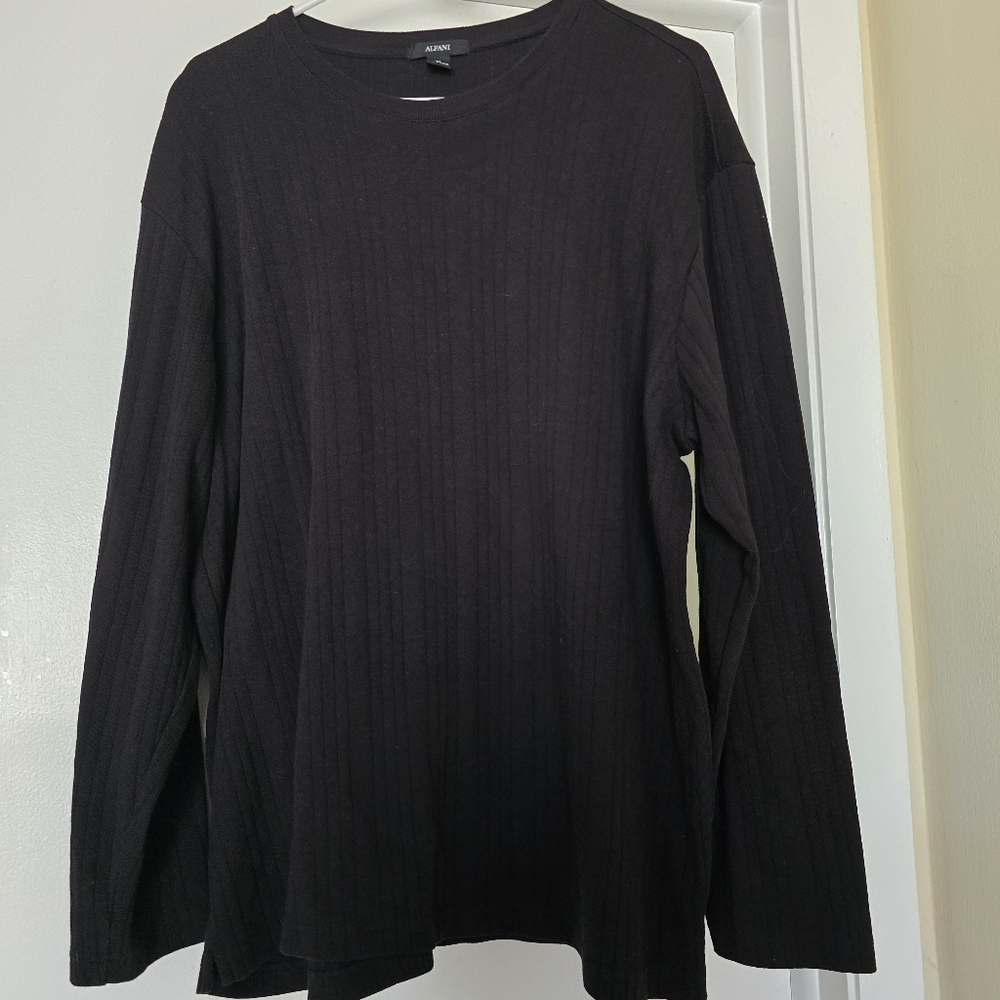 ALFANI Long Sleeve Knit Shirt